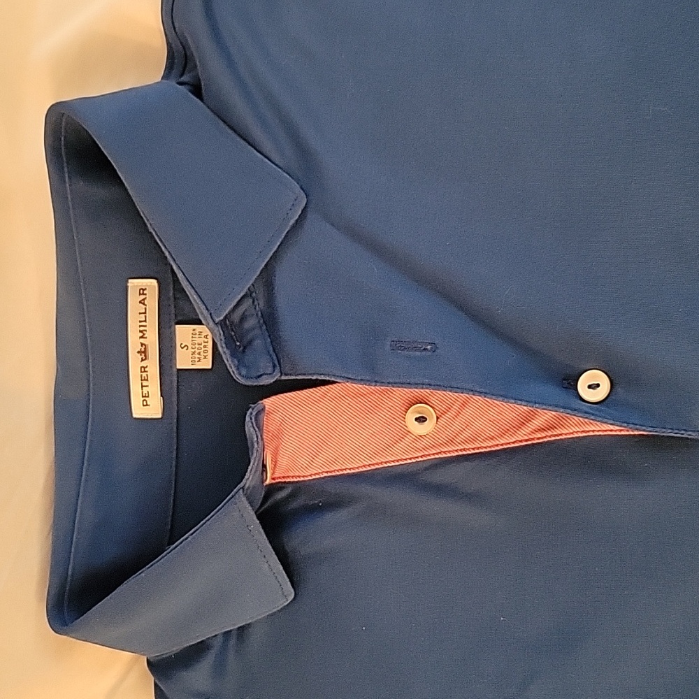 Peter Millar polo, small blue